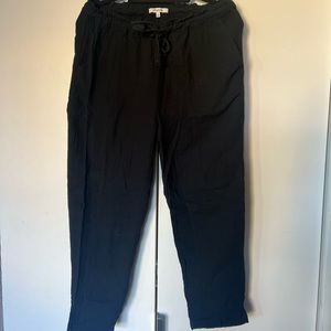Madewell Women’s small navy/black linen pants
